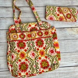 Vera Bradley Floral Purse & Wallet